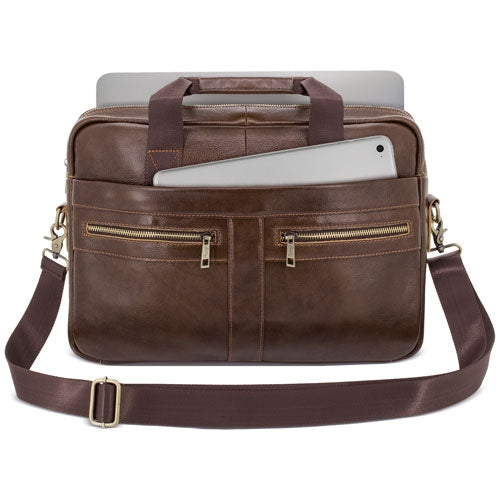 Leder Aktentasche "Narbona" von Pierre Delone, elegant und funktional.
