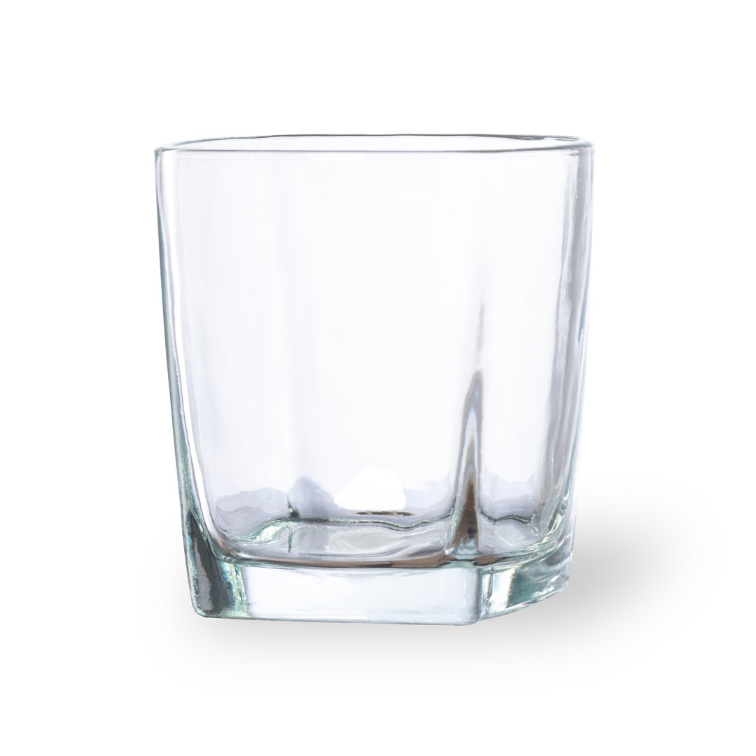 Whisky-Set aus Borosilikatglas mit Dekanter (1 l) und vier Gläsern (200 ml)