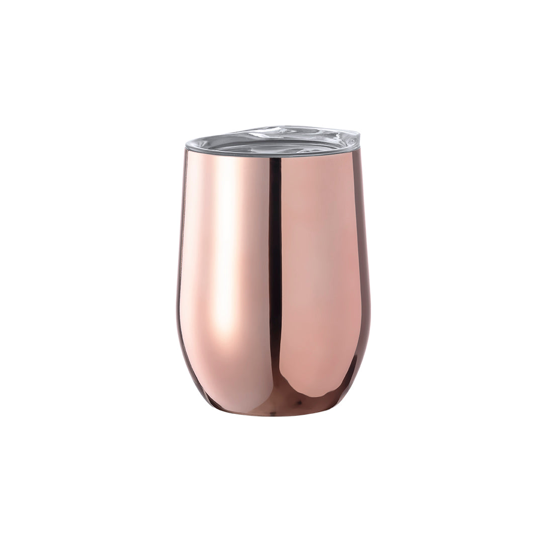 Copper Elegance Thermo Mug aus Edelstahl mit galvanisierter Kupferbeschichtung.