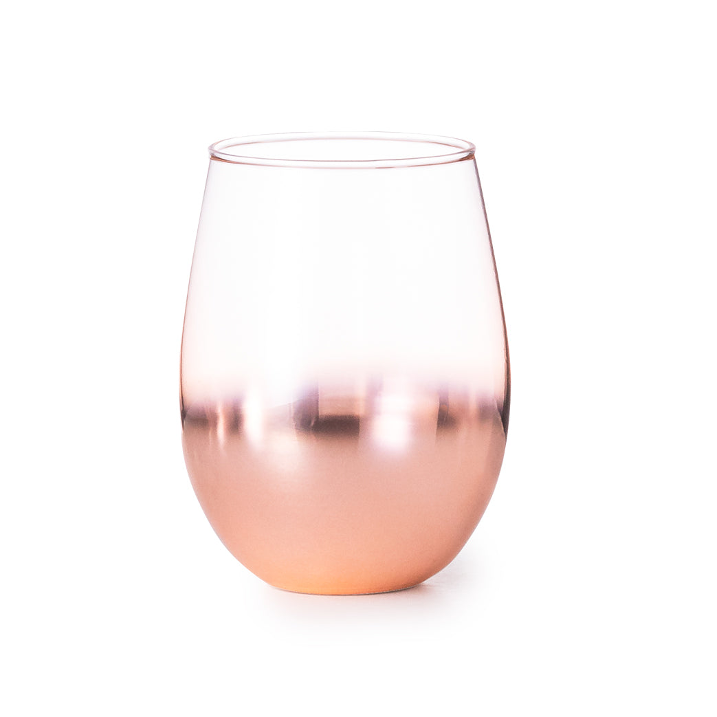 Weinset aus Glas mit rosa Farbverlauf, vier Gläsern à 500 ml und 1,8-l-Dekanter in schwarzer Geschenkbox