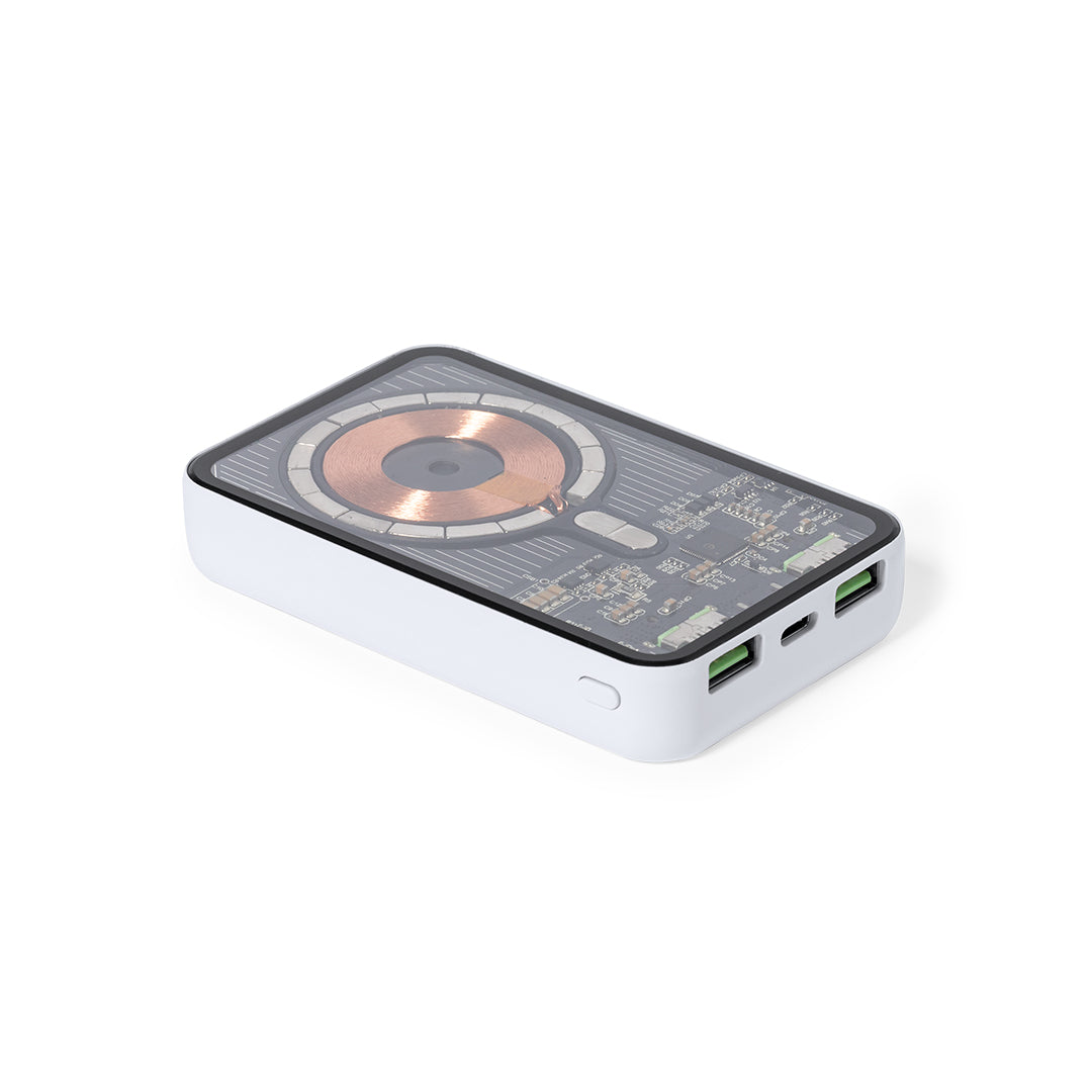 MagCharge Transparent – Powerbank 5000 mAh mit Magsafe & 15W Wireless