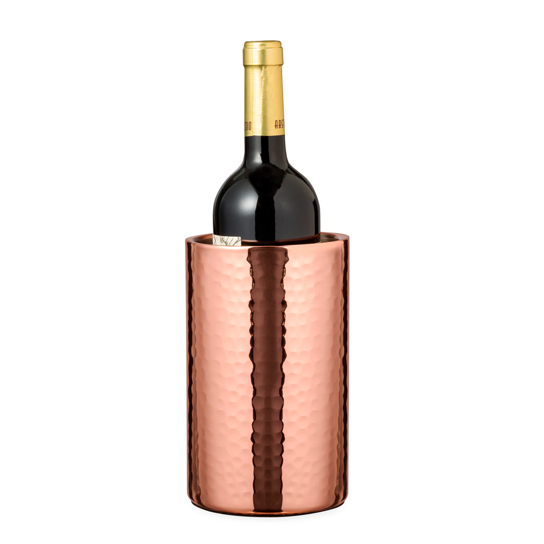 Elegant Cooler mit verzinkter Kupferbeschichtung und 1 Liter Fassungsvermögen.