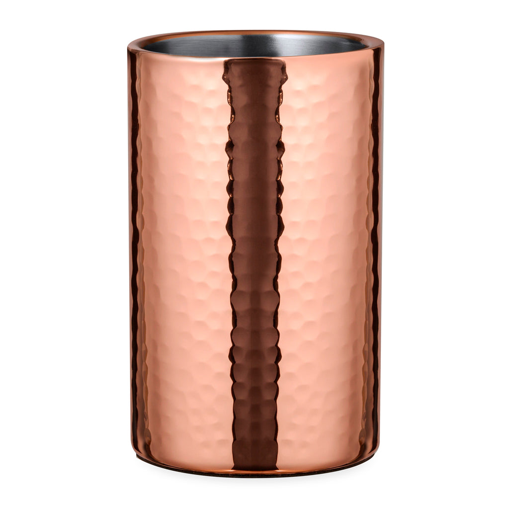 Elegant Cooler mit verzinkter Kupferbeschichtung und 1 Liter Fassungsvermögen.
