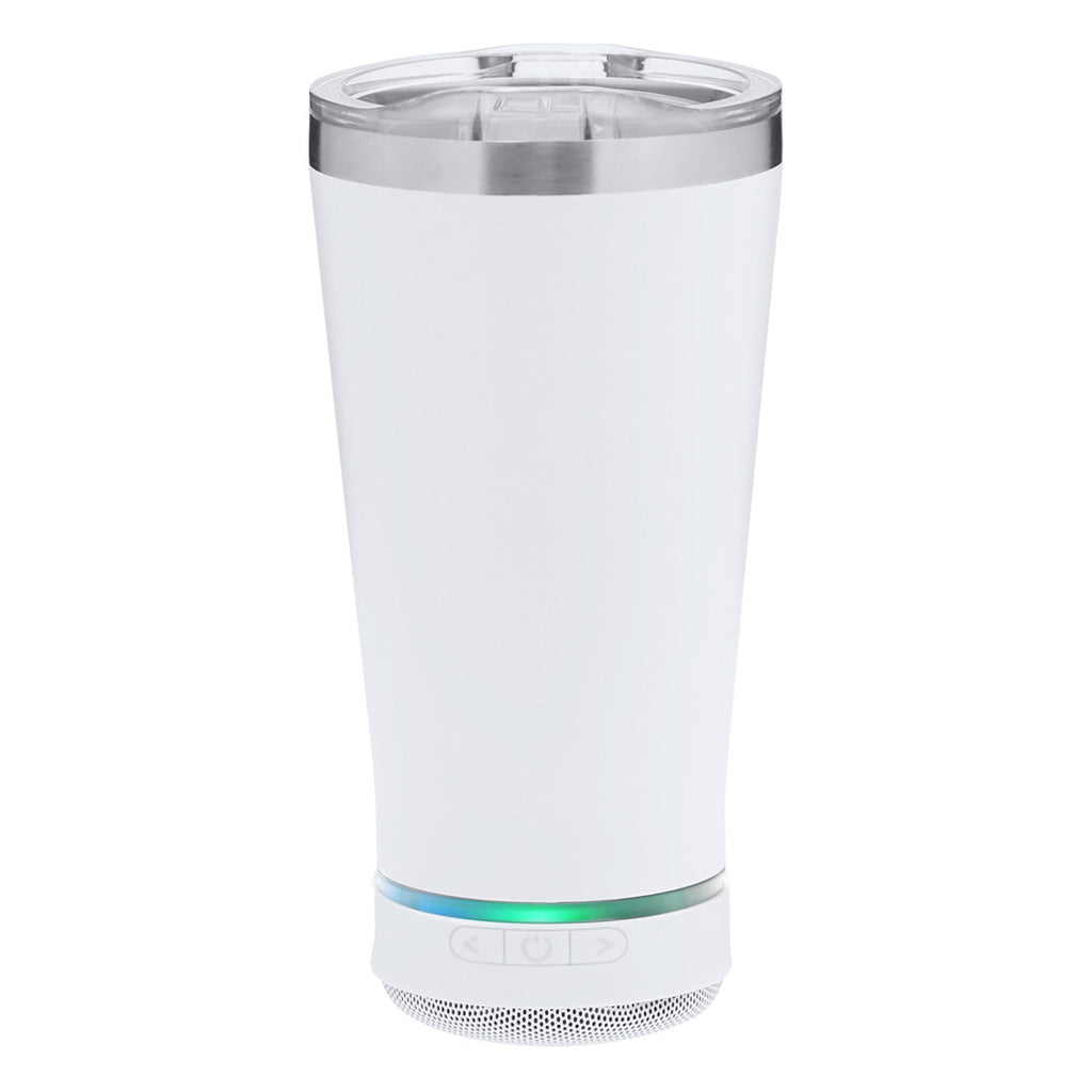 Isolierbecher Sonic Insulated Tumbler mit integriertem Bluetooth-Lautsprecher.