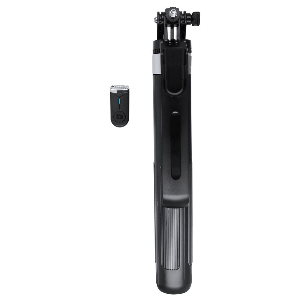 Smart Tracking Holder mit Basis und Stativ in Verwendung.