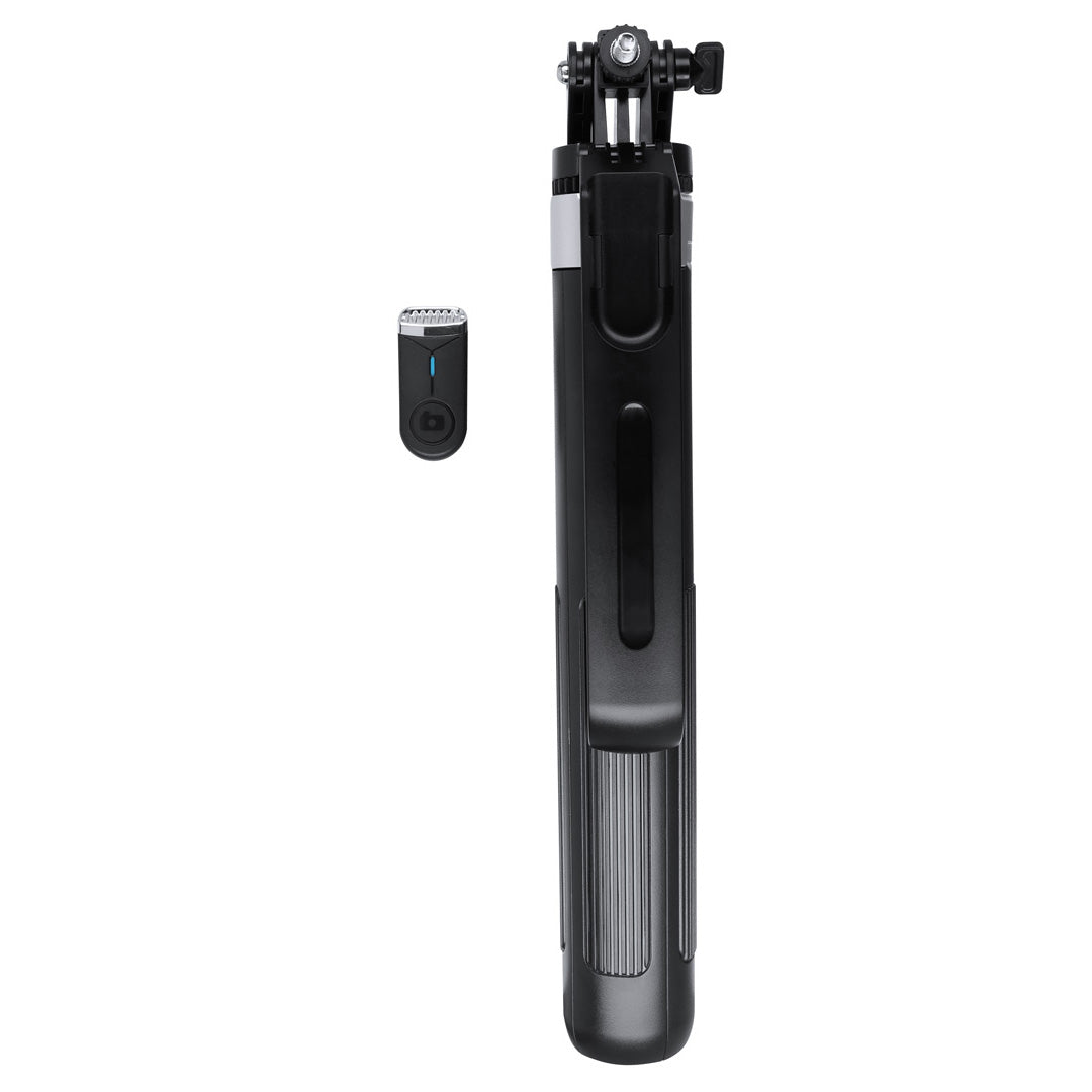 Smart Tracking Holder mit Basis und Stativ in Verwendung.
