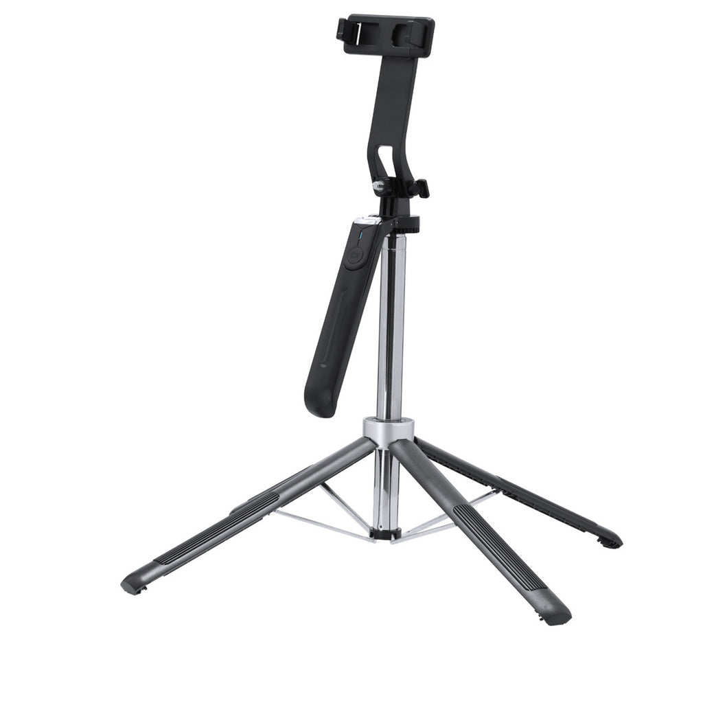 Smart Tracking Holder mit Basis und Stativ in Verwendung.