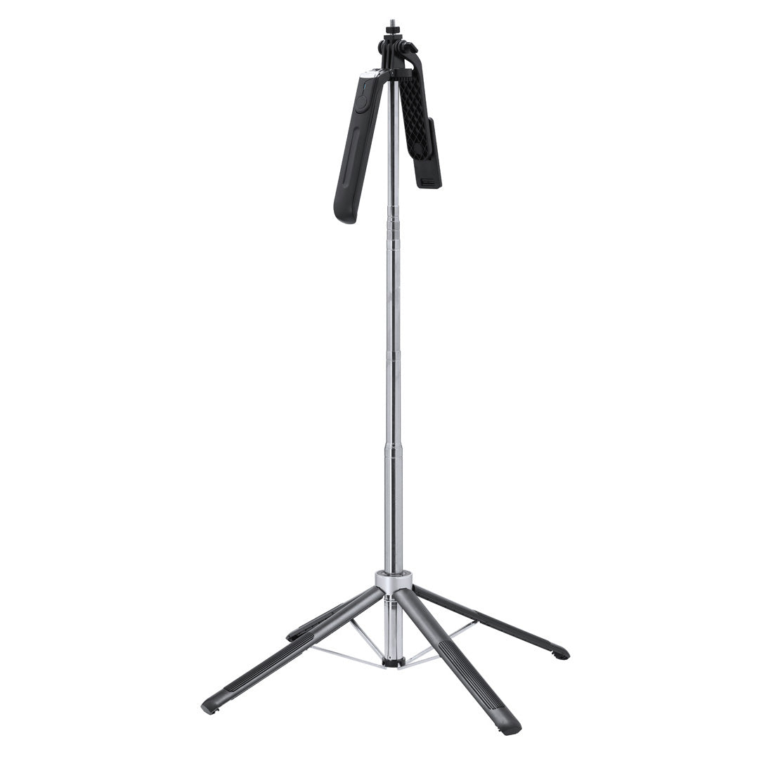 Smart Tracking Holder mit Basis und Stativ in Verwendung.