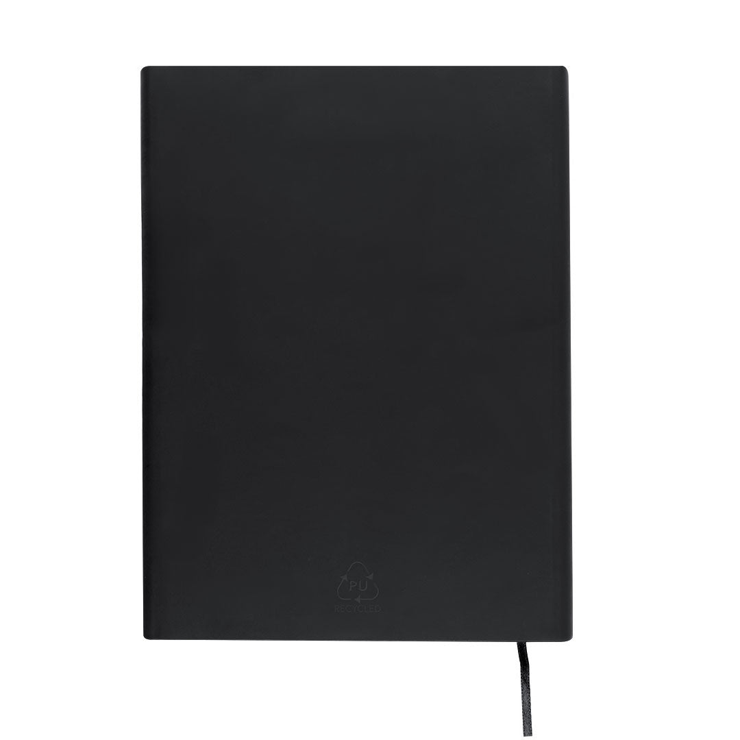 Notizblock Set und Kugelschreiber in Schwarz/Rosé