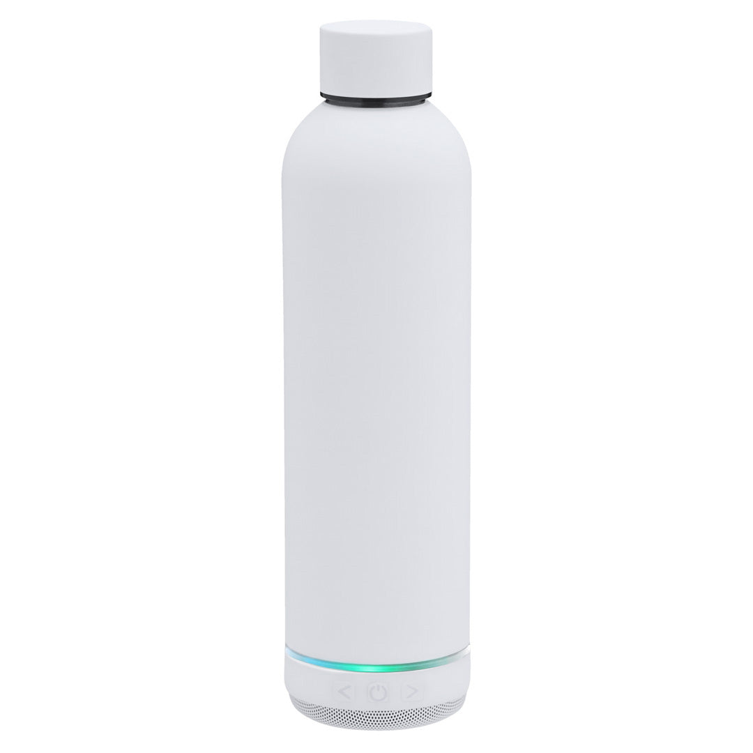 Thermoflasche Sonic Thermo Bottle mit integriertem Bluetooth-Lautsprecher.