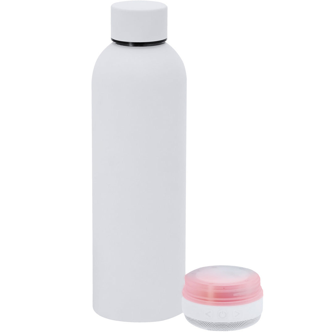 Thermoflasche Sonic Thermo Bottle mit integriertem Bluetooth-Lautsprecher.
