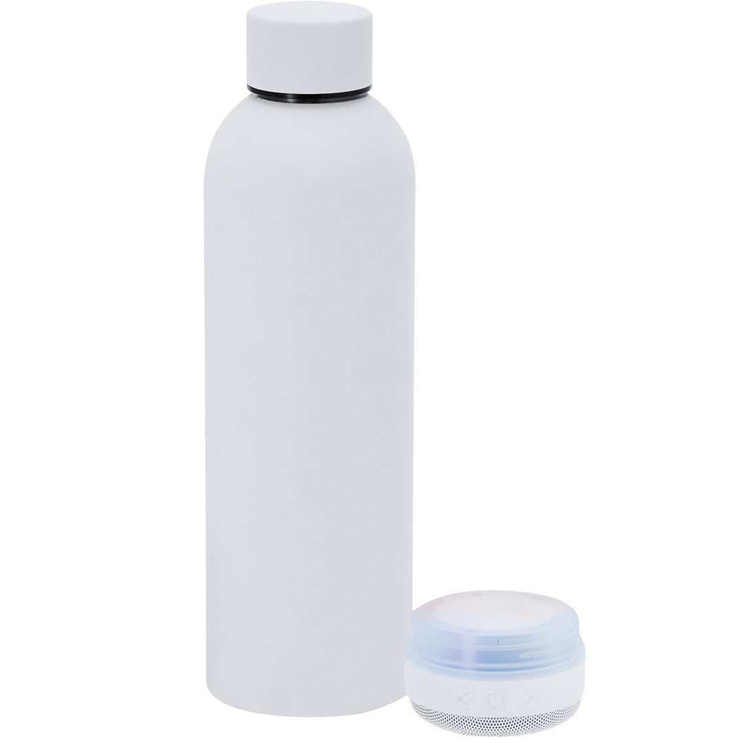 Thermoflasche Sonic Thermo Bottle mit integriertem Bluetooth-Lautsprecher.