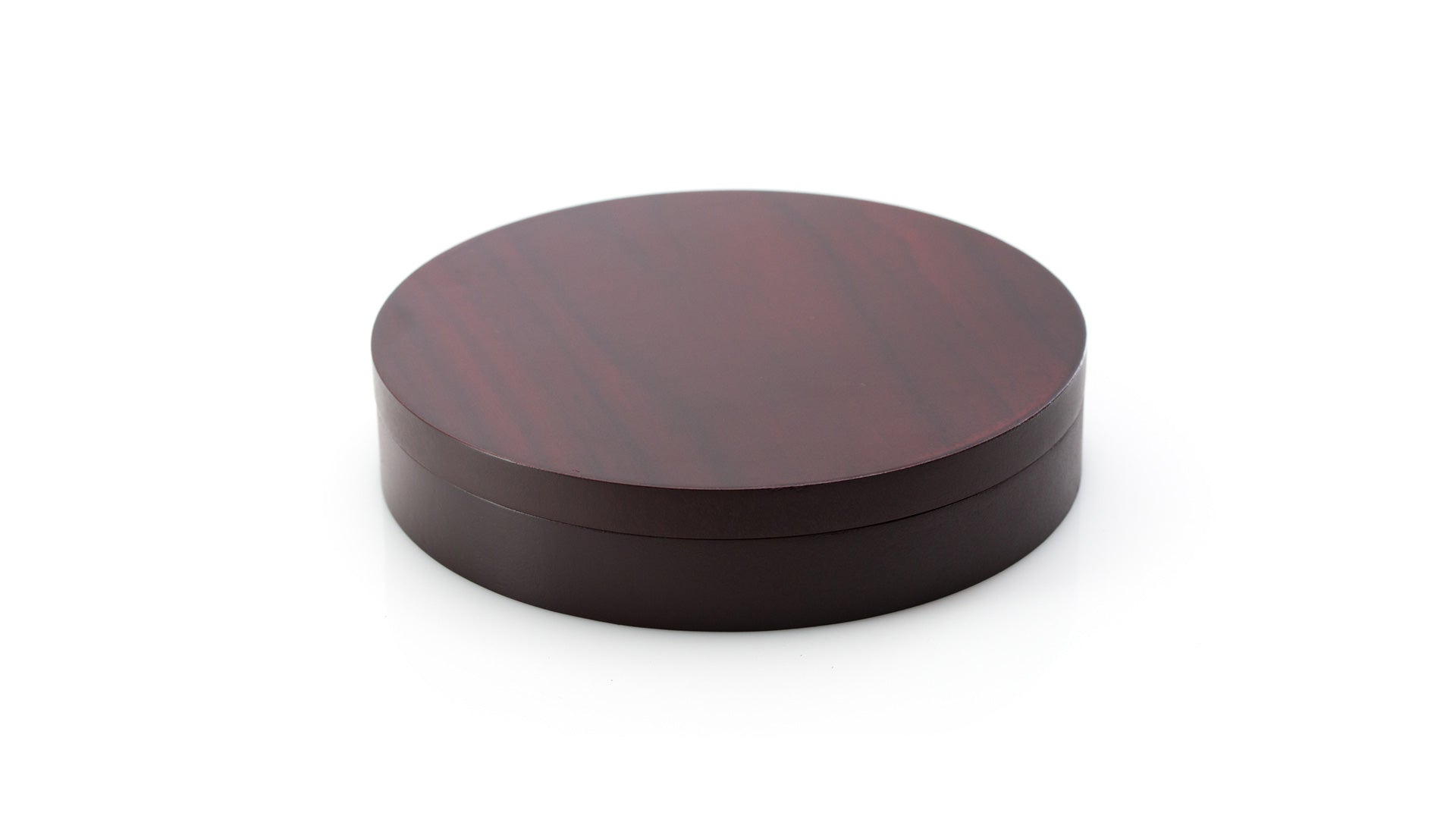 Rundes Wein-Set Nature's Circle mit Accessoires aus Edelstahl und Holz in einer edlen Naturholz-Box.